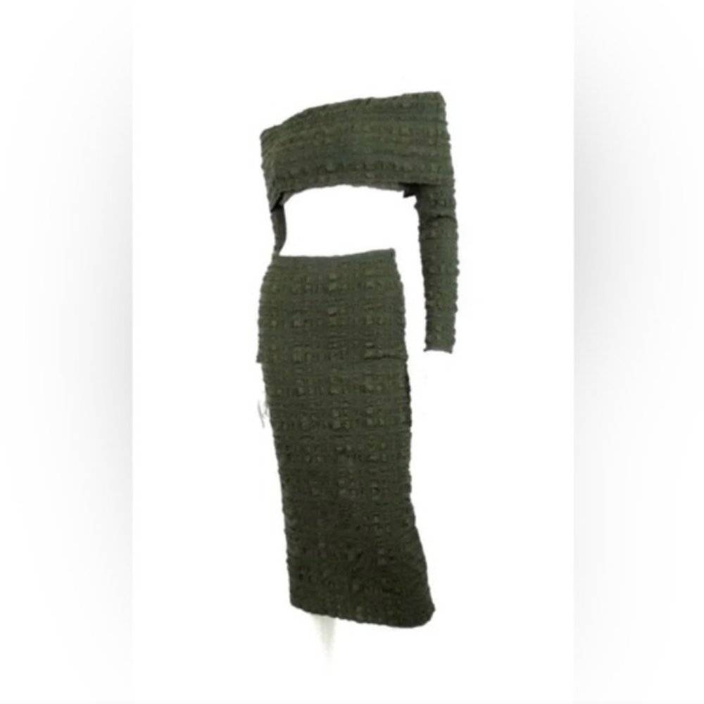 Cult Gaia Trina Top in Olive Green - Picture 5 of 5